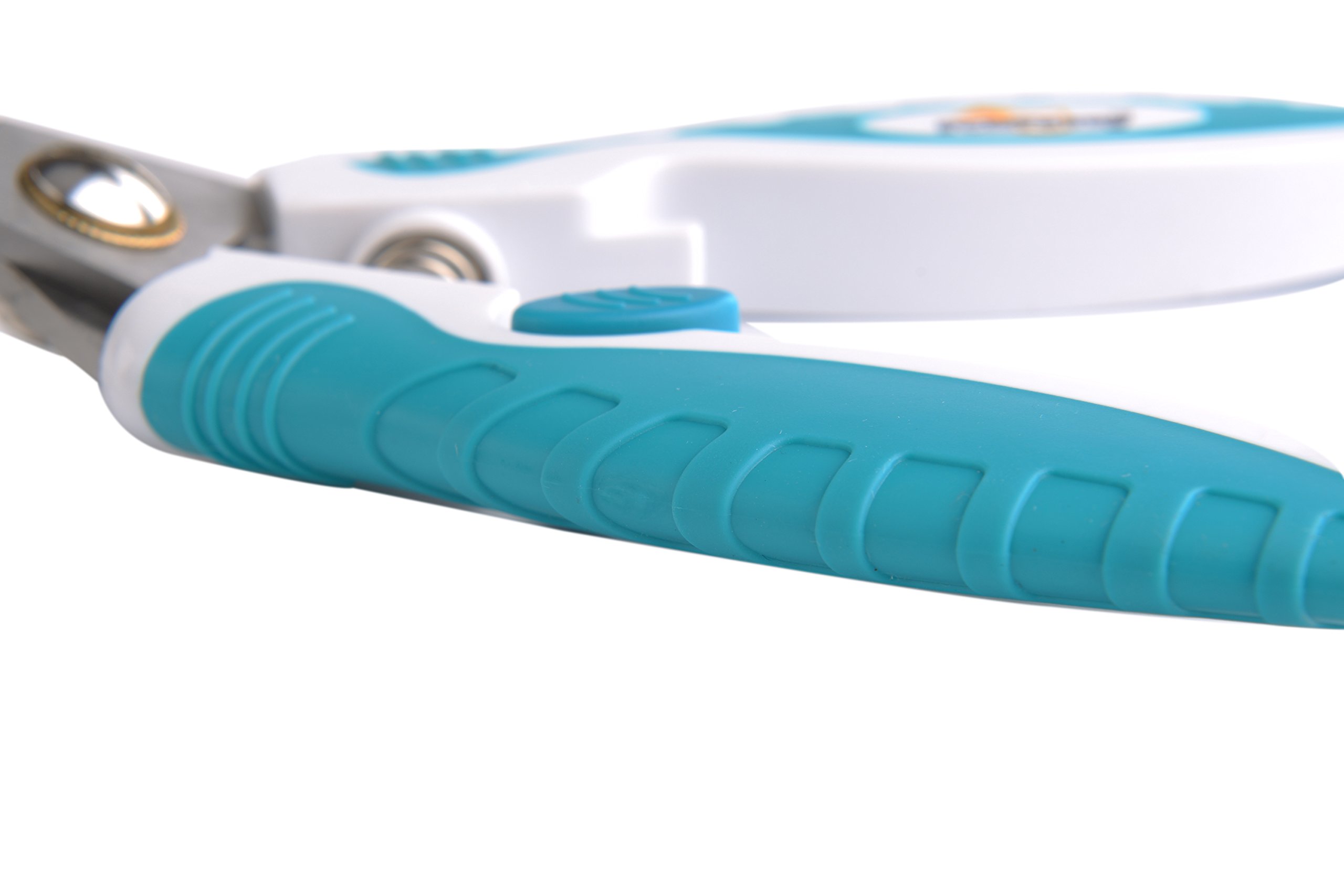 Dog Nail Clippers Small Pet Trimmer Safety Guard Angled Blade for Easy Cutting PUPTECK