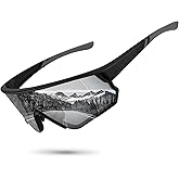 Ofwin Polarized Sports Sunglasses for Men Women UV Protection Cycling Bike Running Wrap Around Sun Glasses