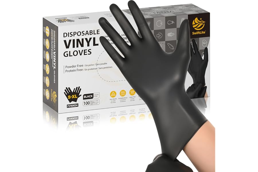 Best Food Grade Black Vinyl Disposable Gloves 2026
