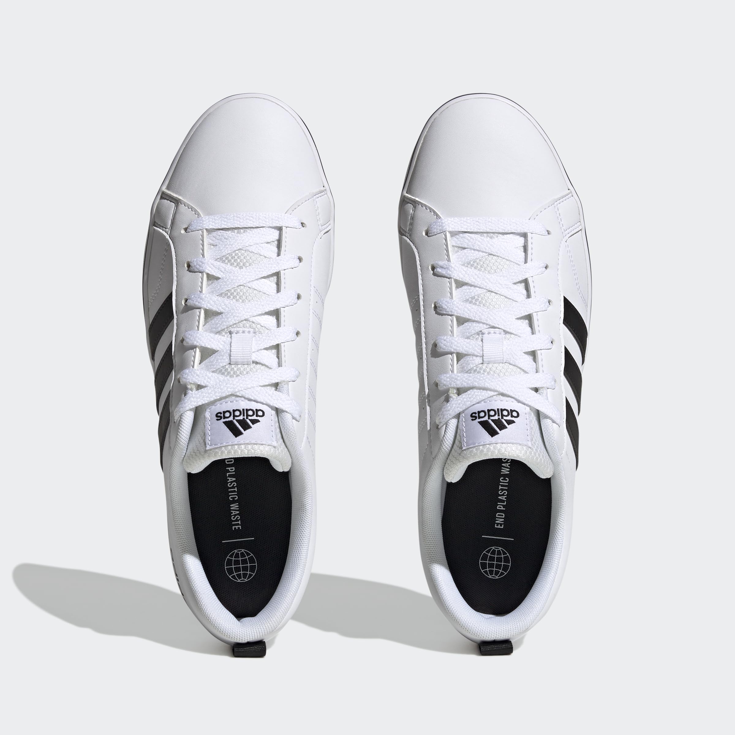 adidas Unisex VS Pace 2.0 Shoes, Cloud White / Core Black / Cloud White, 43 1/3 EU 5