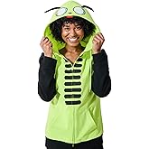 Bioworld Invader Zim Gir Long Sleeve Men's Colorblock Cosplay Hoodie