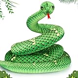 Hiboom Giant Snake Plush Large Stuffed Animal Snake