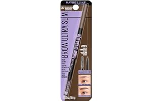 Maybelline New York Brow Ultra Slim Defining Eyebrow Makeup Mechanical Pencil With 1.55 MM Tip & Blending Spoolie For Precise