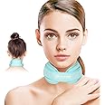 Neck Ice Pack Wrap,Cervical Ice Pack,Cold Compress Ice Packs for Neck Injuries Reusable Cold & Hot Therapy Adjustable Flexible Gel Migraine Ice Head Wrap for Neck Pressure (Iceblue)