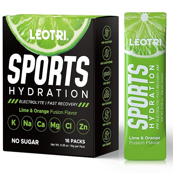 SUGAR FREE ELECTROLYTE POWDER PACKETS – SPORT HYDRATION...