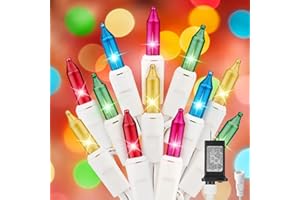 BRIGHTOWN Easter Decorations Mini String Lights, 39 Feet 100 LED Pastel Mini Lights with 8 Lighting Modes, Connectable Twinkly Light for Indoor Outdoor Party Yard Garden Patio Home Wreath Holiday Easter Decor