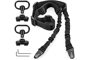 Bontok Sling Swiels Mount Set, 1.25 Inch Sling Mount Mloc Attachments Set for Two Point Traditional Sling