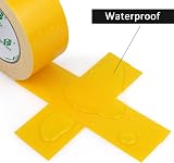 BOMEI PACK Yellow Duct Tape 230mic Thick Reinforced Cloth Gaffer Tape 48mm x view 6