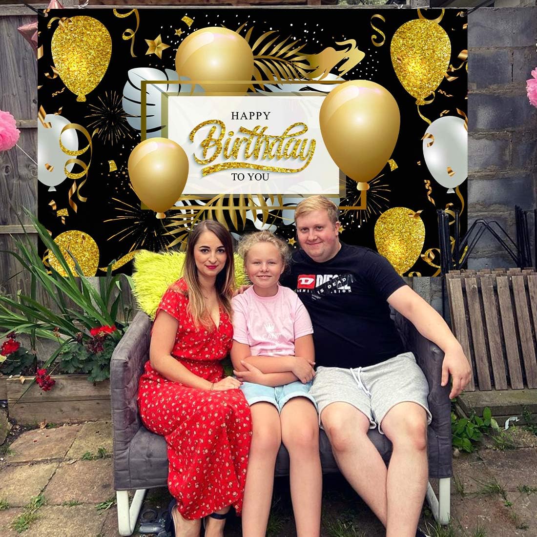 Noir Et Dore Panneau De Fond 0 X 125 Cm Pour Photographie Anniversaire Fete Decoration De Fete Decoration De Fete Danniversaire Fournitures De Loisirs Creatifs Decorations Napravi Rs