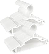 Northern Brothers Baby Coat Hangers 40 Pack White Non-Slip 26x15 cm