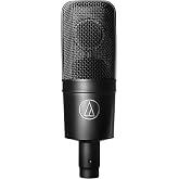 Audio-Technica AT4040 Cardioid Condenser Microphone | Advanced large diaphragm provides smooth, natural sound. Exceptionally low noise, wide dynamic range and high-SPL capability