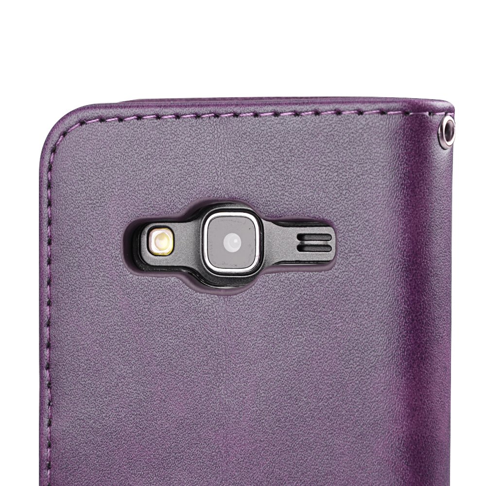 J3 2016 Case, MagicSky Galaxy J3 Wallet Case Folio Flip Premium PU Leather Case Cover with Card Holder Slot Pockets, Wrist Strap, Magnetic Closure For Samsung Galaxy J3 (2016) SM-J320 5.0\