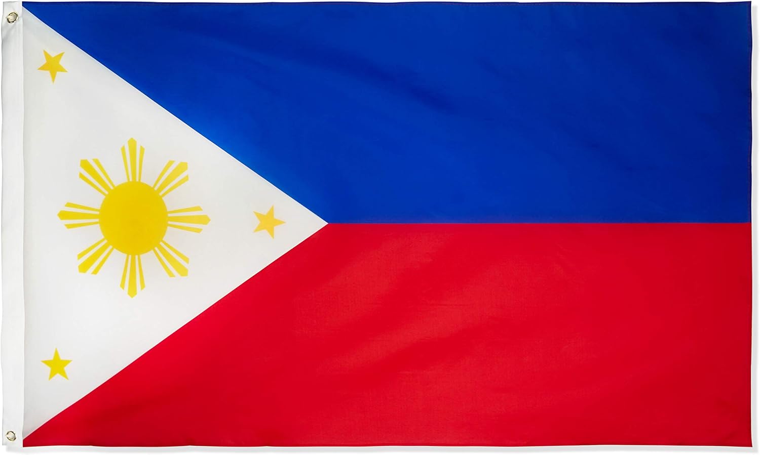 DANF Philippines Flag 3x5 Foot Filipino Philippine National Flags Polyester with Brass Grommets 3 X 5 Ft
