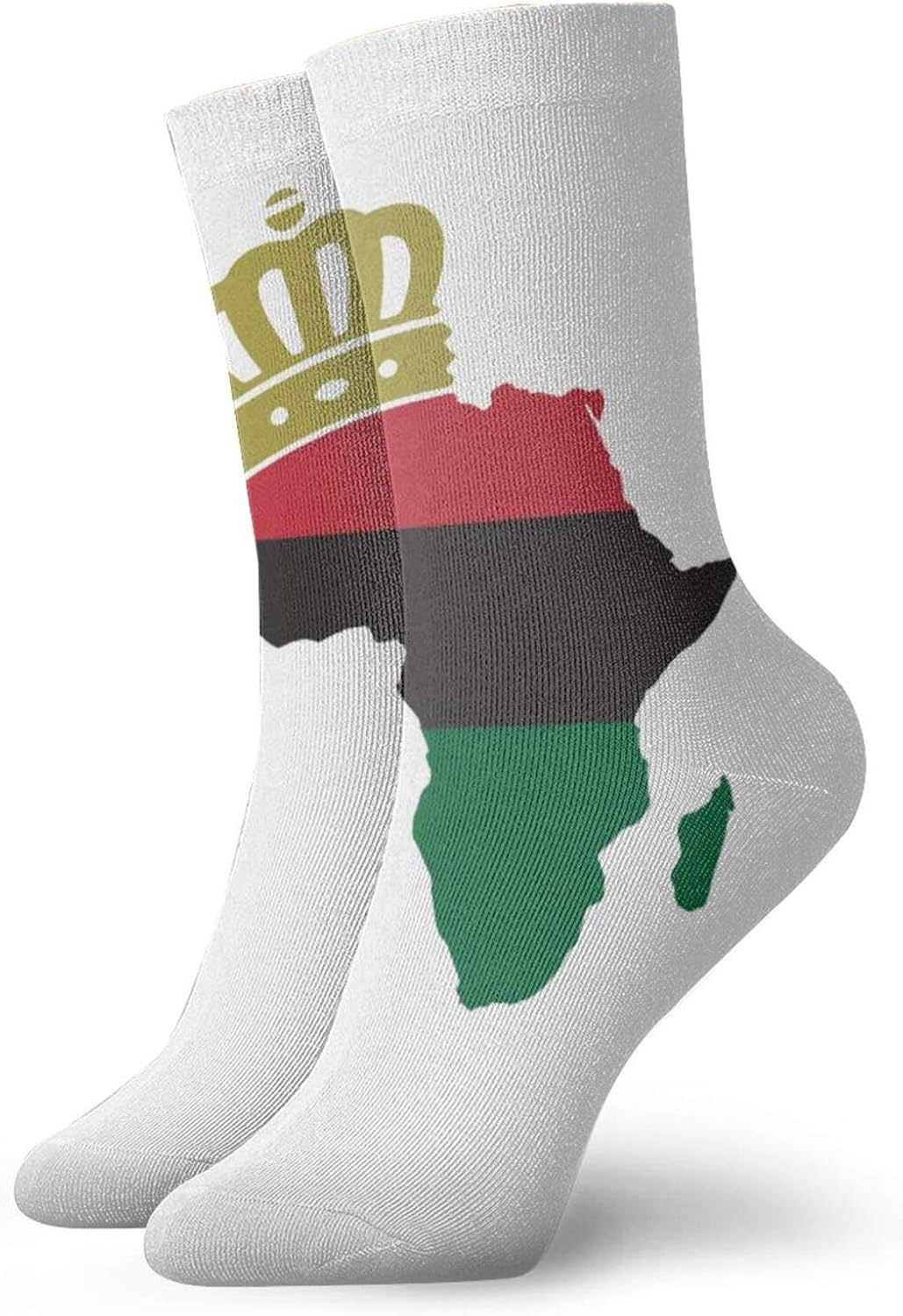 African American Pride Crew Socks Men & Women Thick Athletic Soccer
