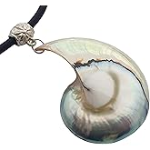 Swimmi Rare Natural Pearly Mother of Pearl Shell Pendant Beads Adjustable Cord Necklace Handmade Women Jewelry AA419-L