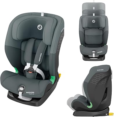 Maxi-cosi titan s i-size, cadeirinha auto multi-idade, 15 meses-12 anos (76-150 cm), cadeirinha auto isofix, 5 posições reclináveis ​​e 13 posições de encosto de cabeça, proteção g-cell, arnês de 5 pontos, tonal grafite
