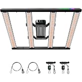 VIVOSUN LumaLight 320W LED Grow Light, Full Spectrum Indoor Plant Light | Deep Canopy Reach, Smart Dimmable LED Bar Lamp for Vegetables, Herbs, Flowers, 3x3ft Coverage, GrowHub Compatible