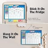 Smart Panda Magnetic Reward Chart - 300 Stars, 80 Tasks, Kids Routine, Potty view 3