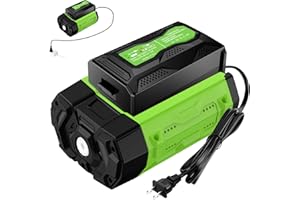 56V 5.0Ah Battery and Charger Combo Replacement for EGO 56V Batttery BA2800 BA4200 BA1400, Compatible with EGO 56 Volt Batter