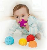 Atoz A to Z 61017 My First Baby Multi Textured Sensory Soft Balls view 4