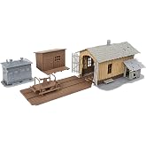 Walthers Trainline Trackside Tool Buildings 931-909 HO Scale Model Railroad - Structure Kit