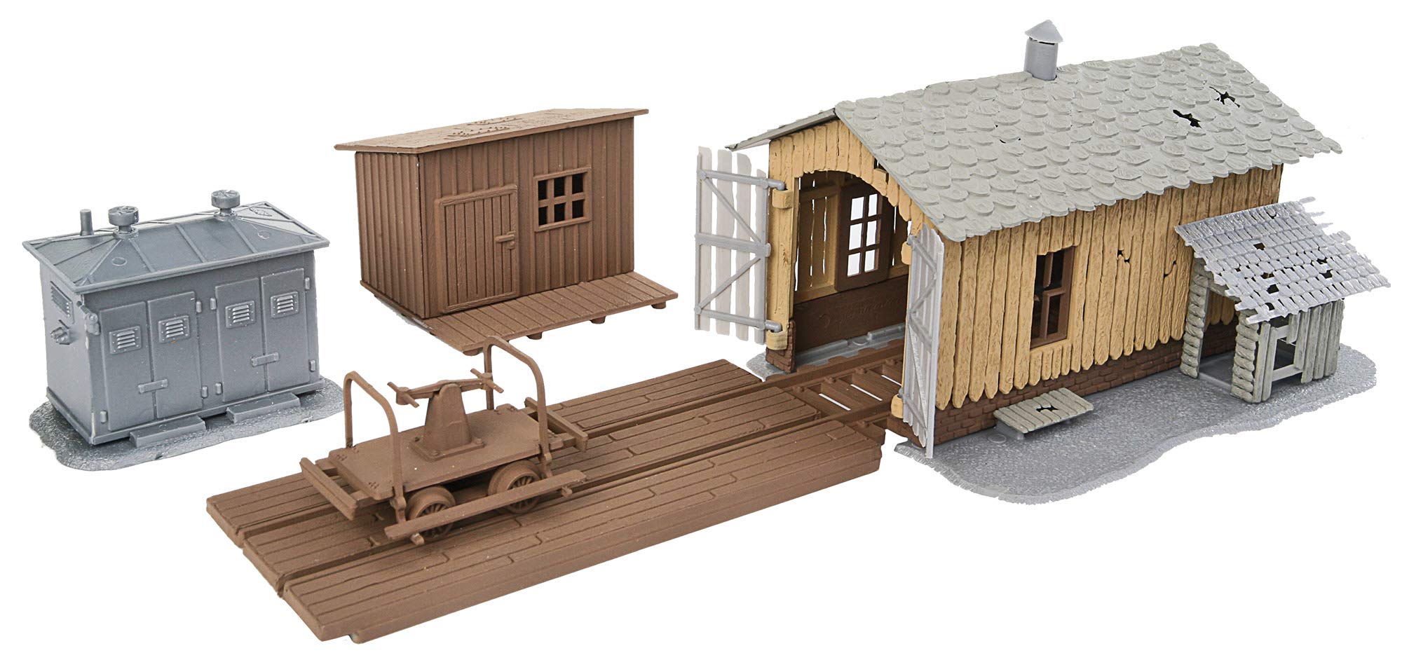 Walthers Trainline 931-909 Beginner Kit - Trackside Tool Buildings