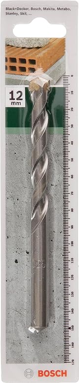 Bosch 1x Concrete Drill Bit Ø12.0 mm with Depth Marker Cylindrical Shank view 2