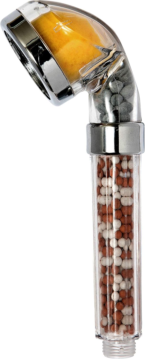 Healthy Splash, Vitamin C, Filtered Handheld Shower Head, Lemon Scent, Removes Fluoride & Chlorine, Softens Hard Water - Image 3