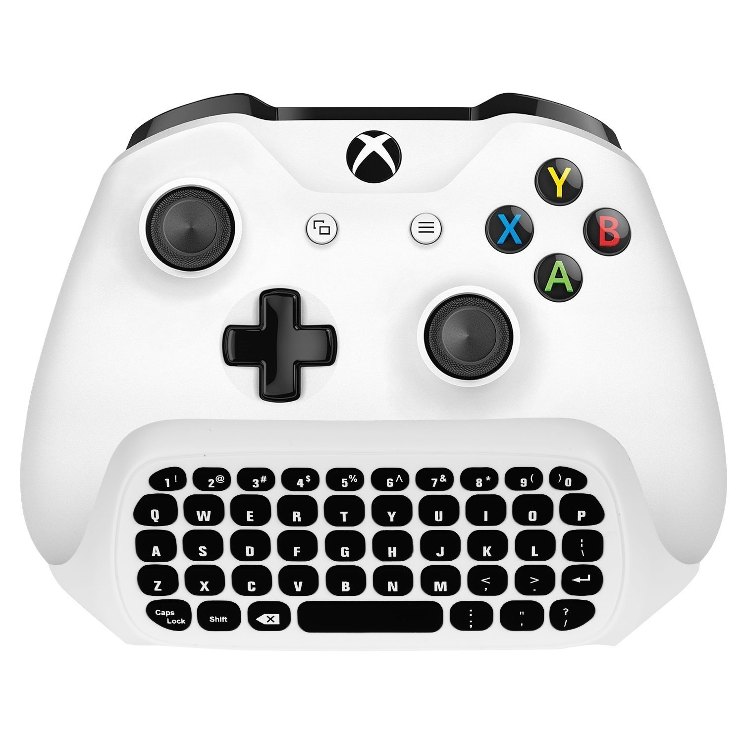 Amazon.com: Megadream Xbox One Wireless Chatpad Keyboard with 3.5mm Audio  Jack for Microsoft Xbox One, Xbox One Slim, Xbox One X, Xbox One Elite  Controller ...