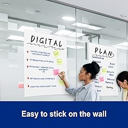 Comix Sticky Easel Pad, 25 x 30 Inches Flip Chart