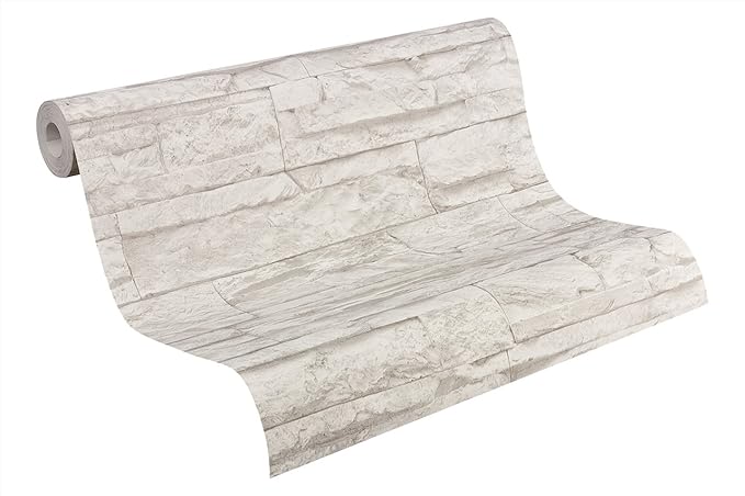 A.S. Création Vliestapete Best of Wood and Stone Tapete in Stein Optik fotorealistische Steintapete Naturstein 10,05 m x 0,53