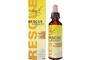 Rescue Remedy Bach RESCUE REMEDY Dropper 20 ml (Pack of 1), Natural Flower Essence, Vegan, Gluten and Sugar-Free
