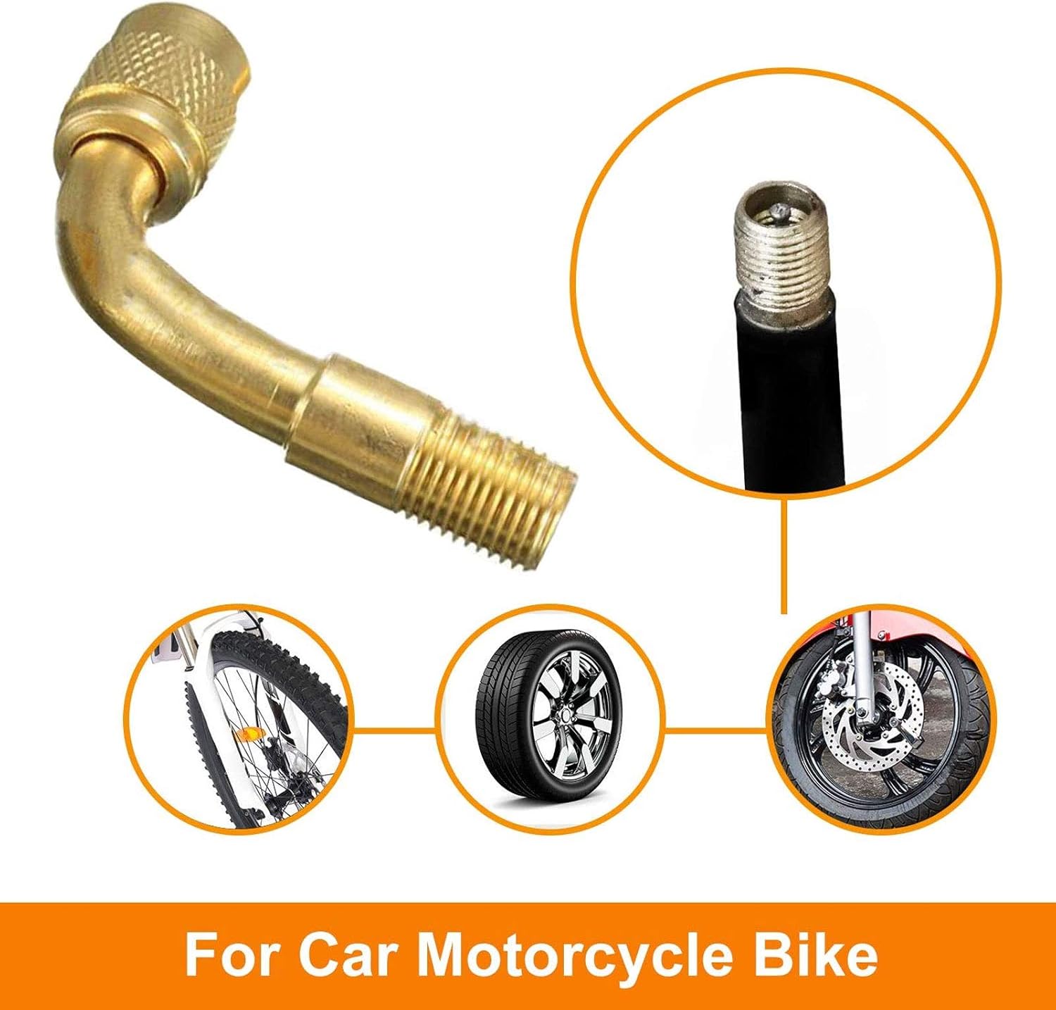 PCZFBHUI Tyre Valve Extension Adapter Valve extension valve extension adapter Tire adapter tire