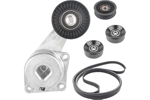 Dasbecan Drive Belt Tensioner Idler Pulley Serpentine Kit Compatible with Ford F150 2005-2006/2009-2010, F250 2009-2010, Explorer 06-10, Expedition 09-14 5.4L 4.6L, Replaces# 90K-38274A