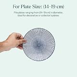 Winsome Invisible Plate Hangers for Wall 14-19 cm White Steel view 2