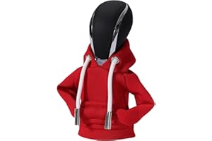 QTZFKFLHD Gear Shift Hoodie, Funny Gear Shift Knob, Universal Car Shift Knob Hoodie, Mini Hoodie for Car Shifter, Automotive Interior Novelty Accessories Decorations, Car Accessories and Decorations