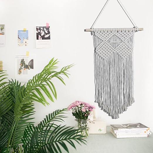 Macrame De Colgar En La Pared Tapiz Decoracion De La Pared Boho