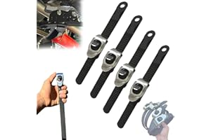 FGBETCV Heavy-Duty Grip Lock Strap, Connectable Multipurpos Ratchet Straps,Adjustable Heavy-Duty Lockable Tie Down Straps,Reusable Secure Anything (4pcs)