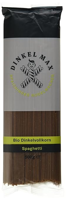 Dinkel Max Vollkorn Spaghetti Bio, 4er Pack (4 x 500 g)