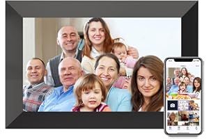 XIXI VISION Uhale Digital Picture Frame, 10.1-inch High Definition Touch Screen, 16GB Memory, Digital Photo Frame with Automatic Rotation Feature.Birthday Gifts for Mom Women