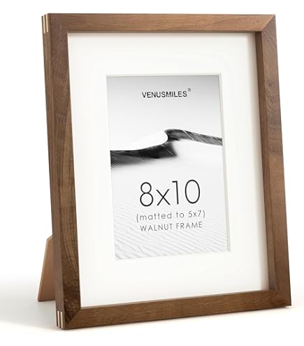 Amazon.com - Fun Memories 8x10 Wood Picture Frame, Solid Oak Wood