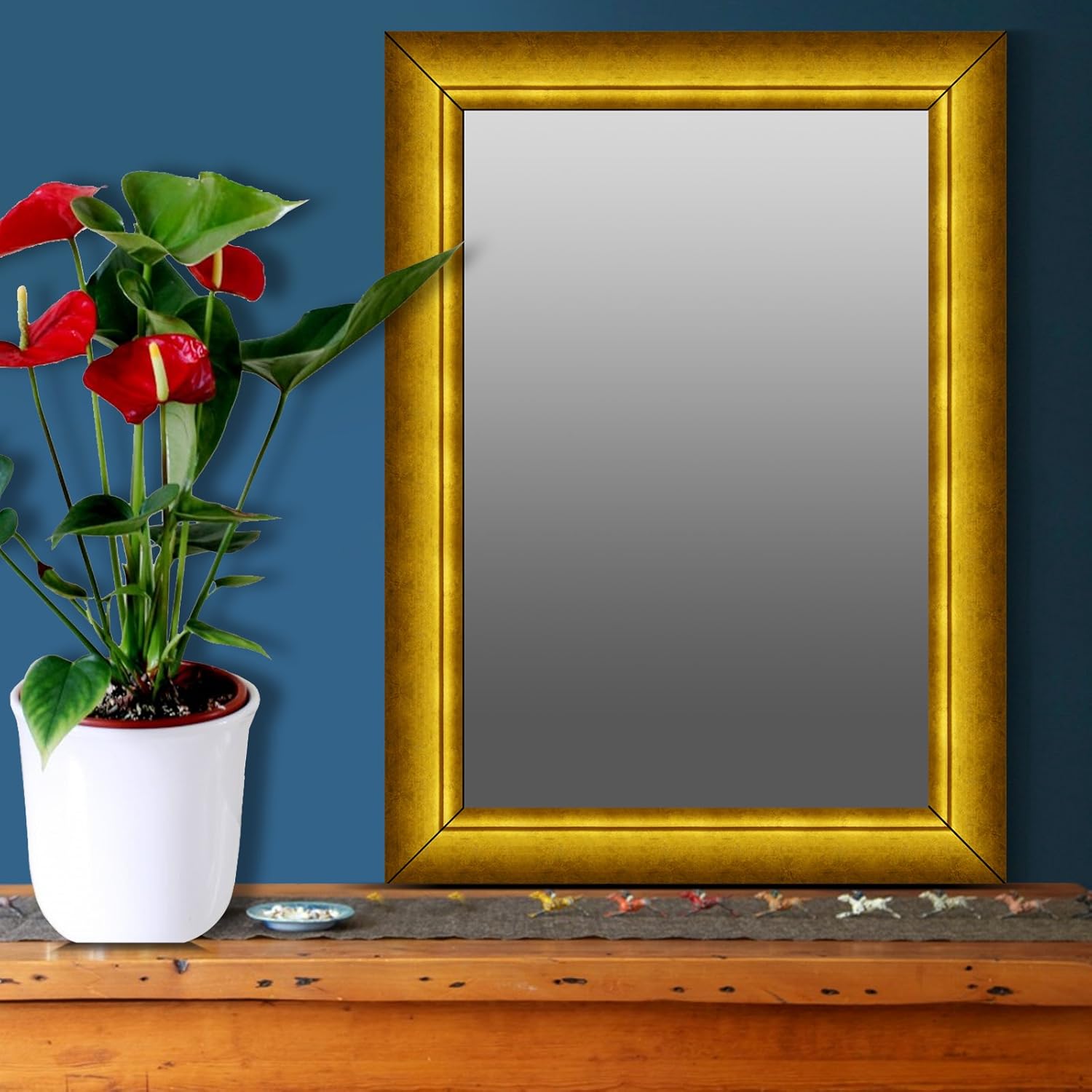 Buy Elegant Arts Frames Wall Decor Mirror With Rich Synthetic