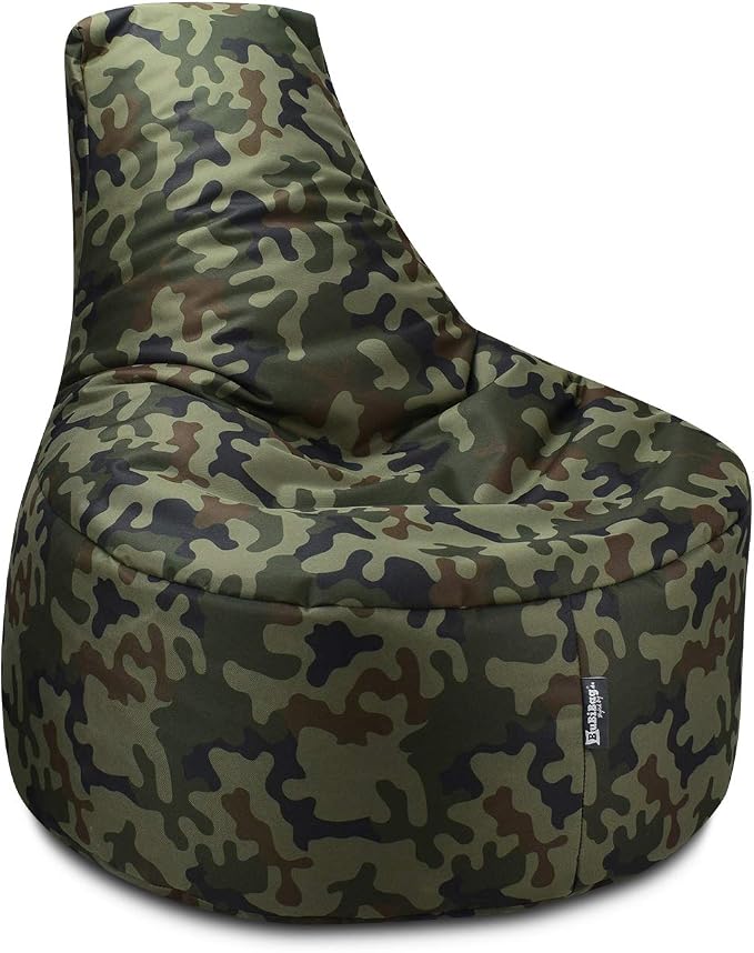 BuBiBag Sitzsack – Rechteckiges Bodenkissen In Anthrazit, 150x120cm, 360L, Wasserdichter Oxford-Stoff, Für Indoor & Outdoor