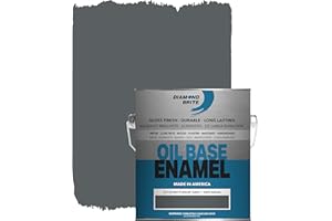Diamond Brite Paint 1 Gallon Oil Base Enamel Paint in Battleship Gray 32150-1