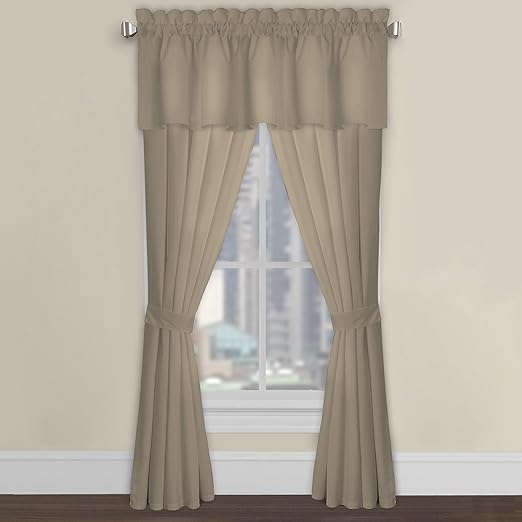 Amazon Com Luxury Microfiber Tailored Window Treatment Single