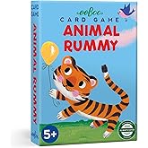 eeBoo: Animal Rummy Playing Card Game - Kid Friendly Version of Gin Rummy, Kids & Family, Ages 5+