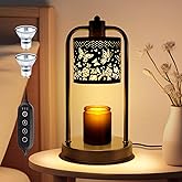FullyCare Candle Warmer Lamp Electric with Timer: Wax Melts for Warmer Yankee Candles Large - Dimmable Candle Warmer for Birthday Christmas Gift Bedroom Home Decor