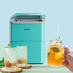 Silonn Ice Makers Countertop, 9 Cubes Ready in 6