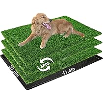 ドッグフード mattxn Amazon.com: MEIZHUANG Large Dog Grass Pad with Tray: 3-Pack