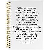 Knibeo Inspirational Quotes Notebook Journal - Ralph Waldo Emerson Quotes Inspirational Journal, Inspirational Notebooks, Mot